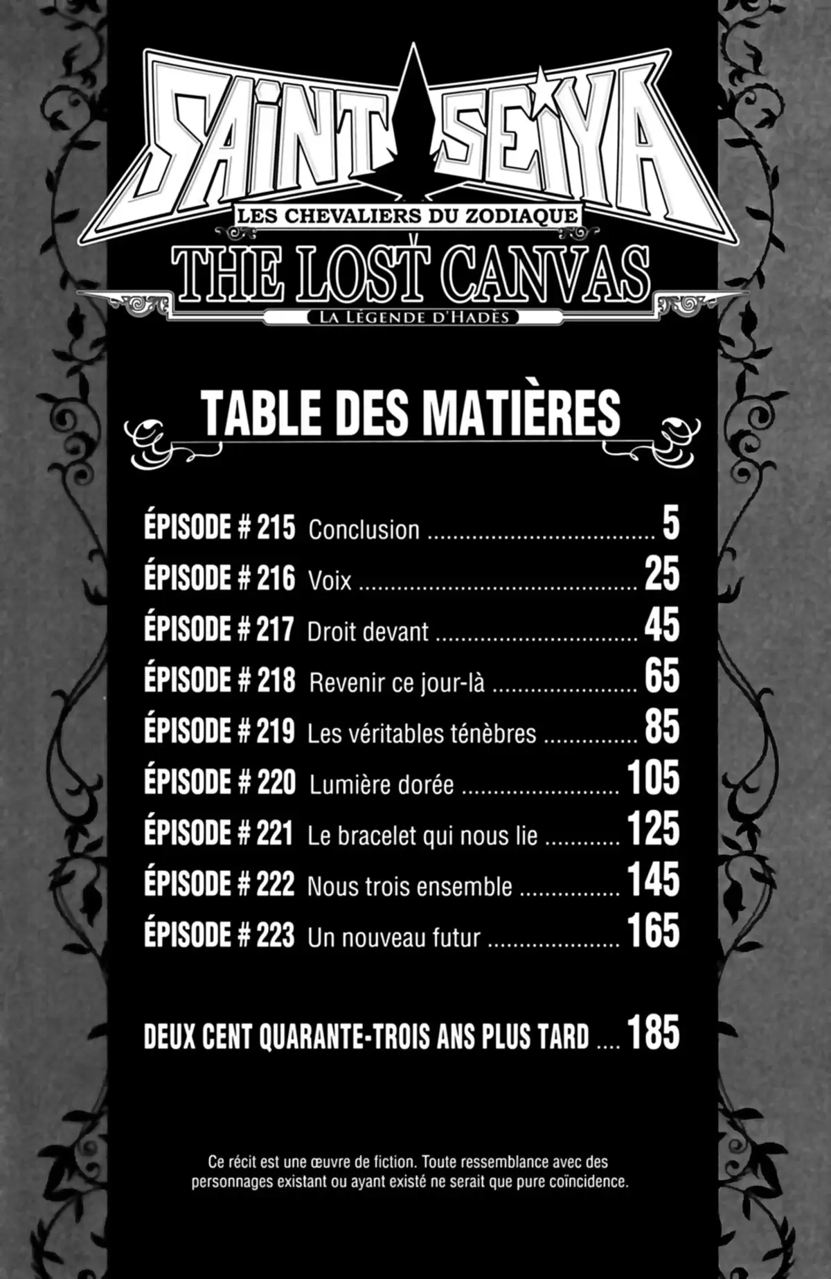 Saint Seiya – The Lost Canvas – La Légende d’Hadès Volume 25 page 6