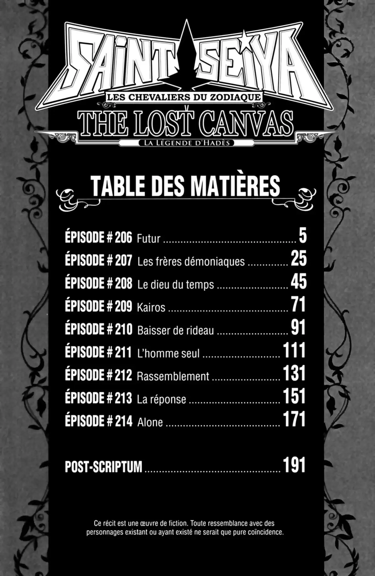 Saint Seiya – The Lost Canvas – La Légende d’Hadès Volume 24 page 6