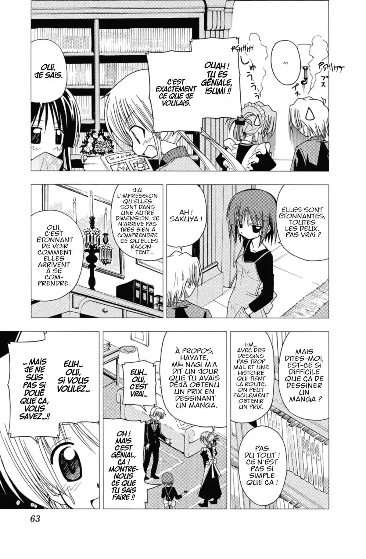 Hayate the Combat Butler Volume 10 page 62