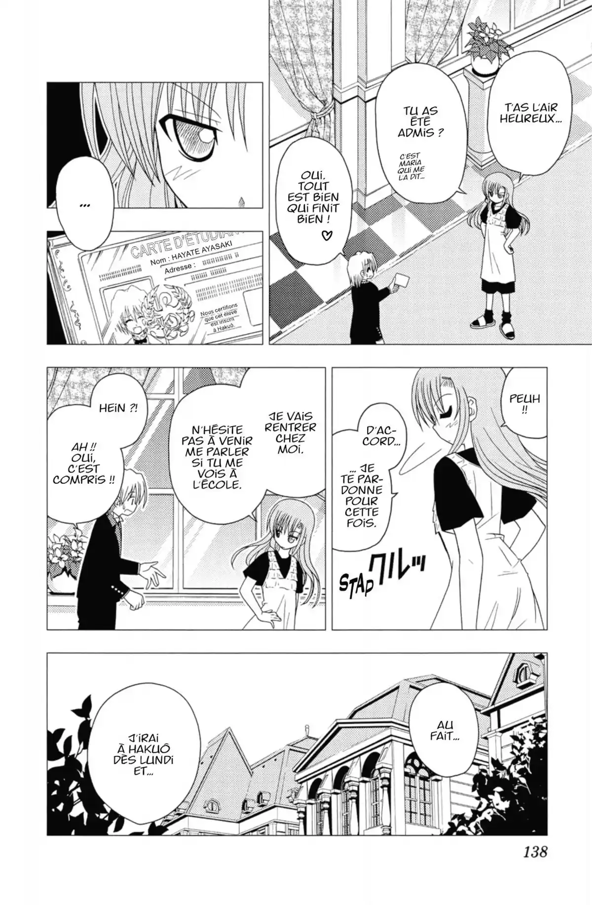 Hayate the Combat Butler Volume 4 page 137