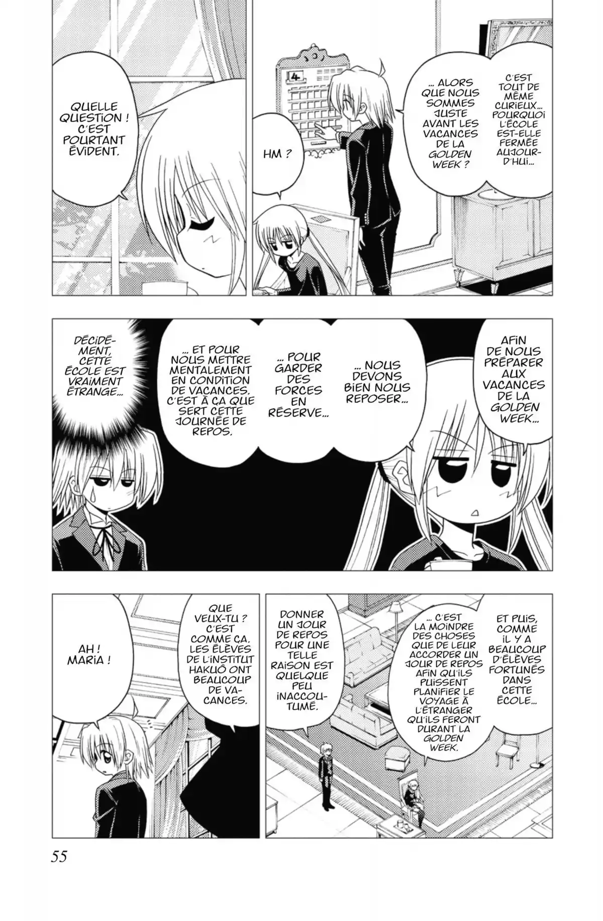 Hayate the Combat Butler Volume 18 page 54