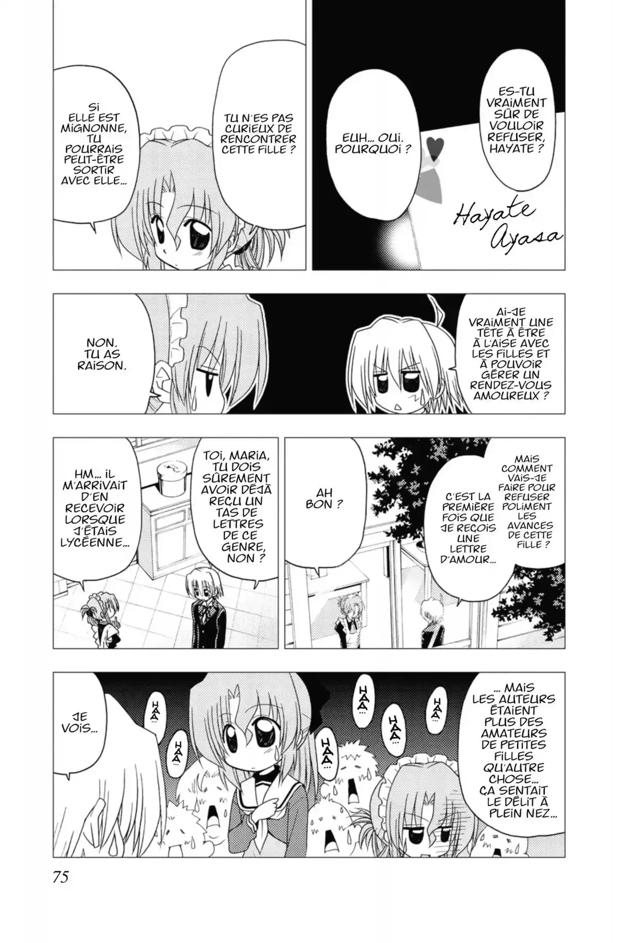 Hayate the Combat Butler Volume 18 page 74