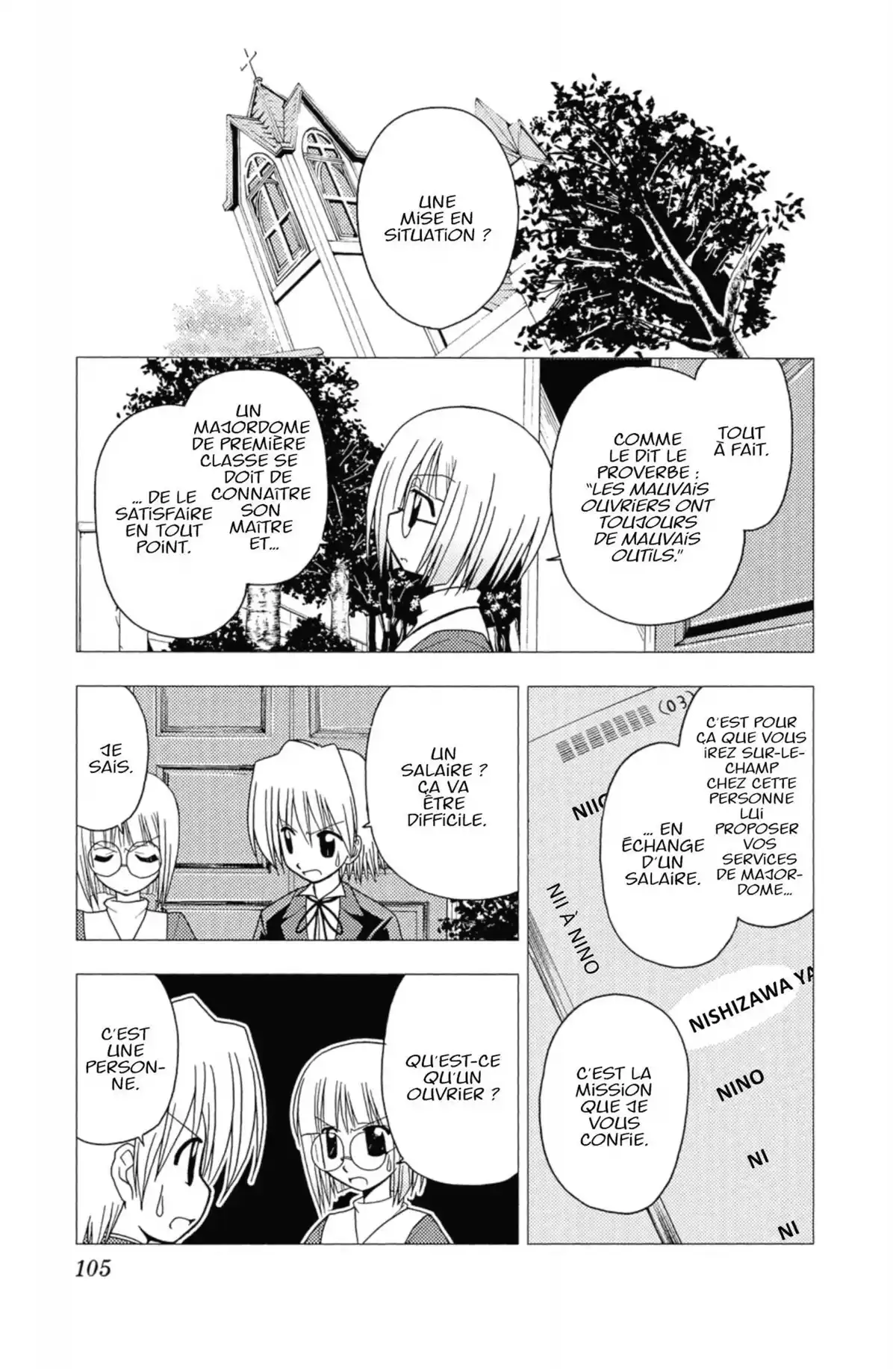 Hayate the Combat Butler Volume 6 page 104