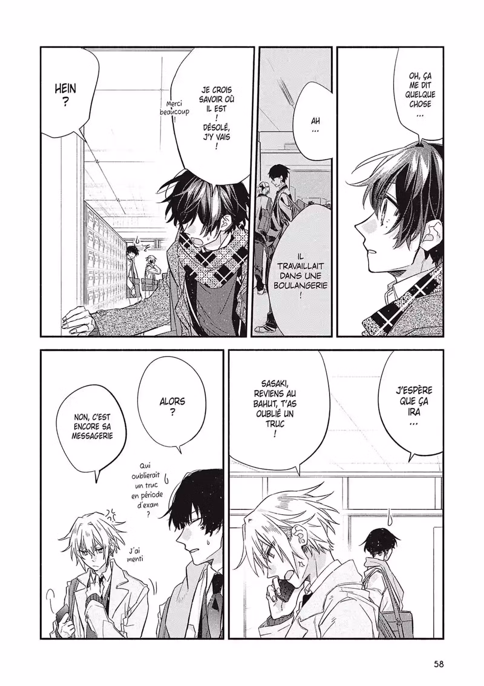 Sasaki et Miyano Volume 6 page 57