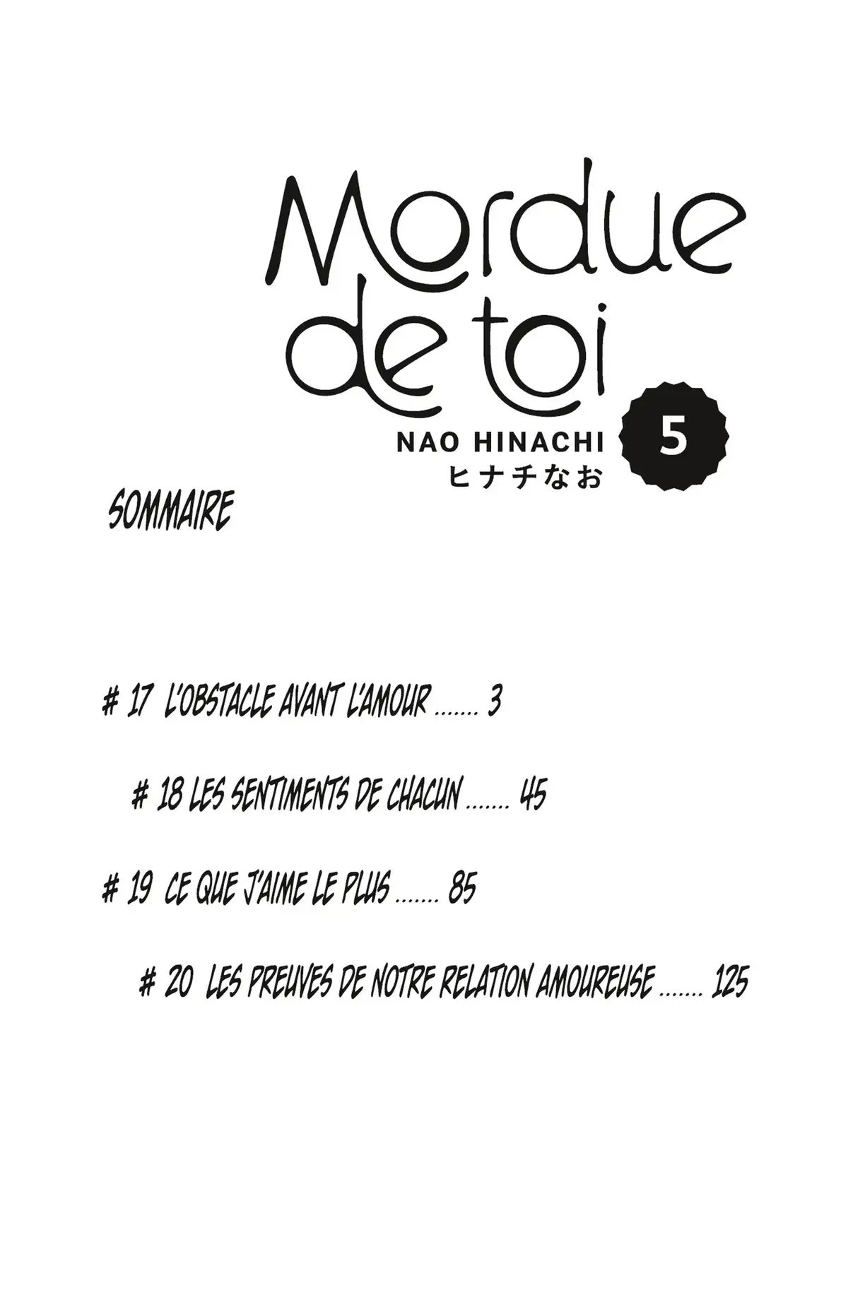 Mordue de toi Volume 5 page 3