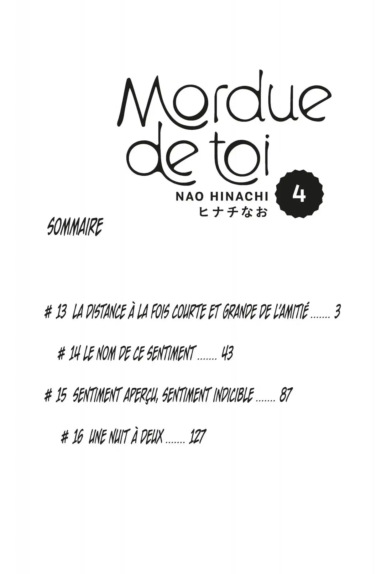 Mordue de toi Volume 4 page 3