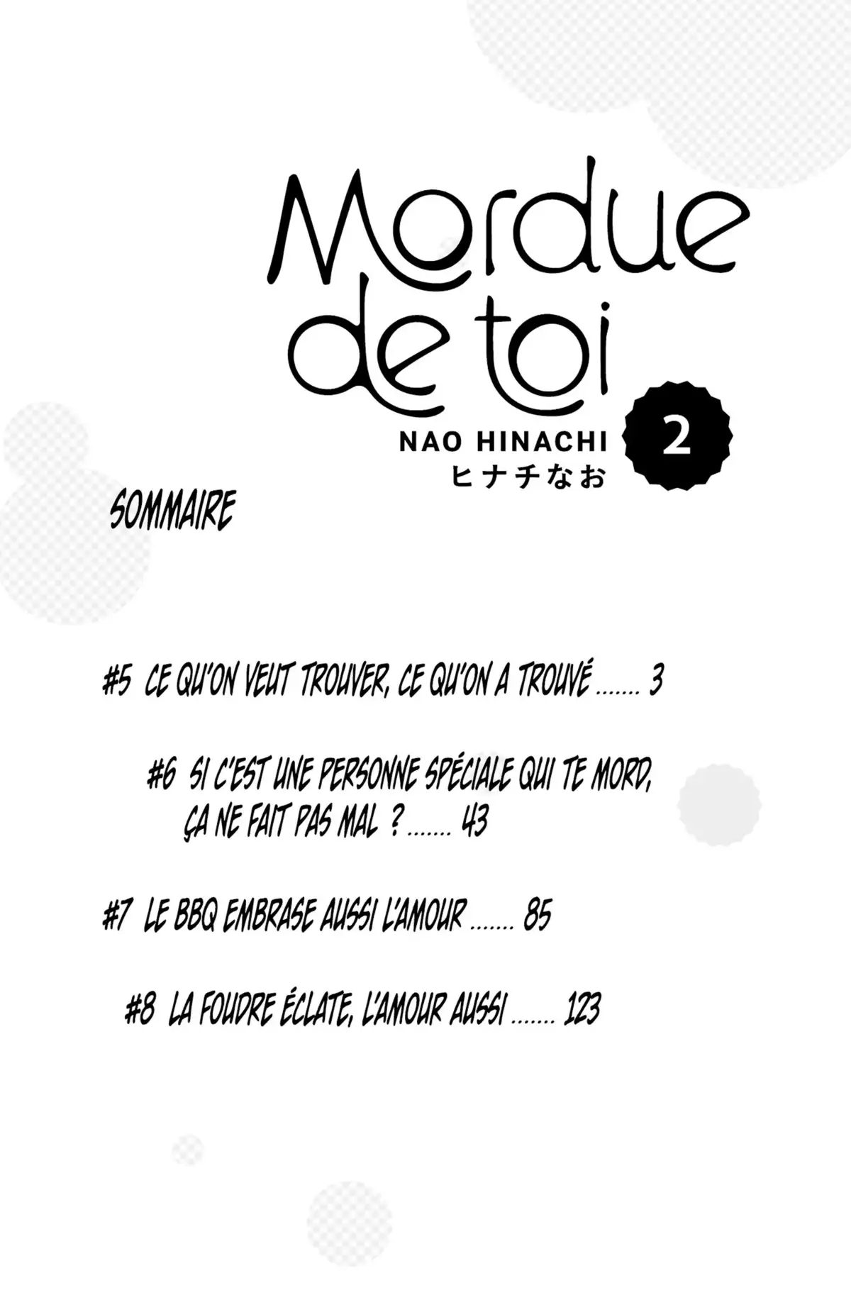 Mordue de toi Volume 2 page 3