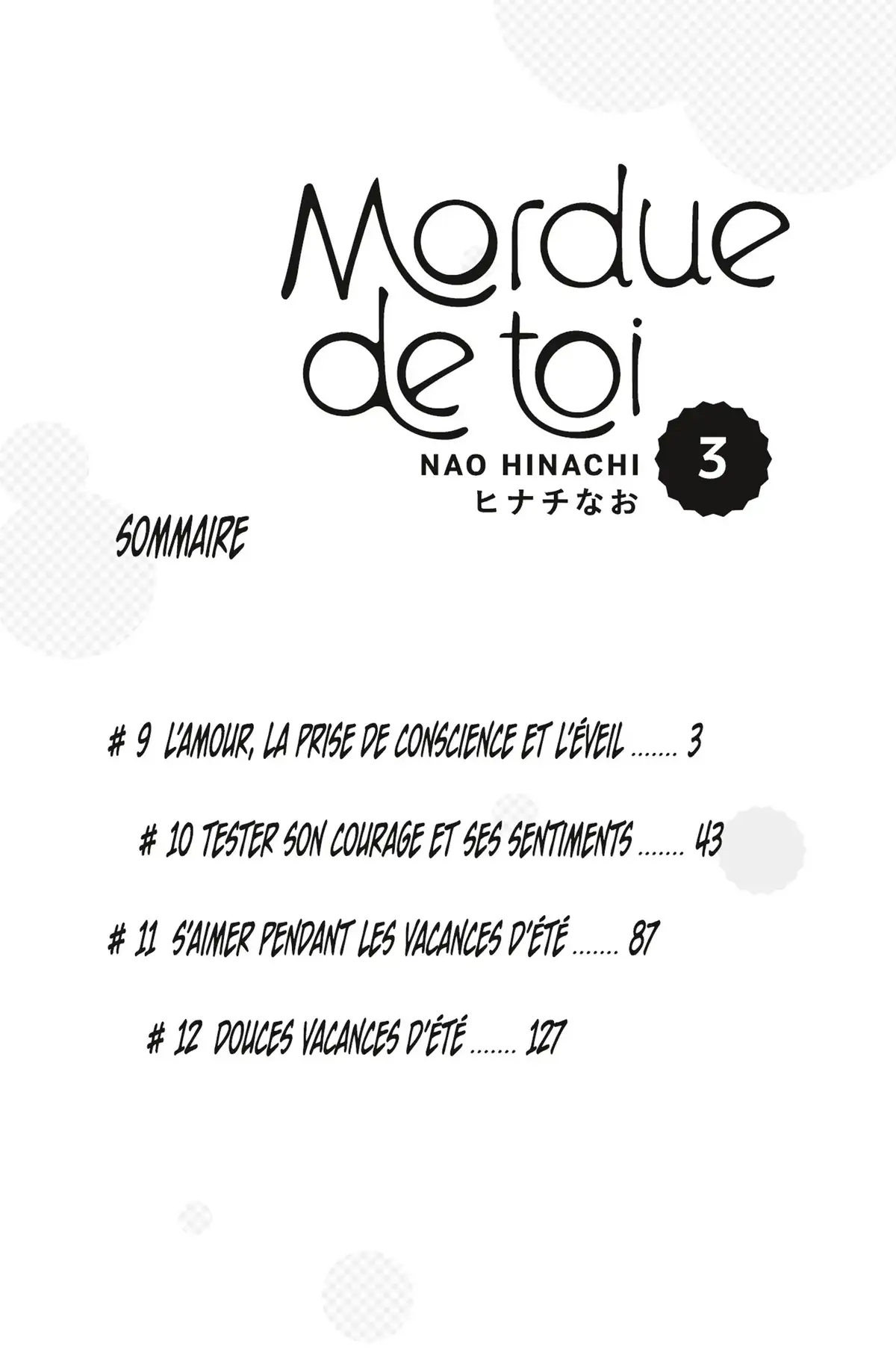 Mordue de toi Volume 3 page 3