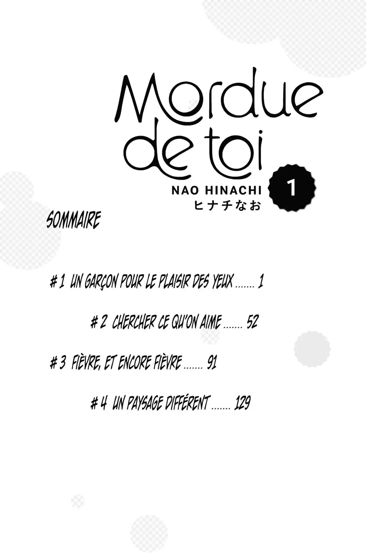 Mordue de toi Volume 1 page 4