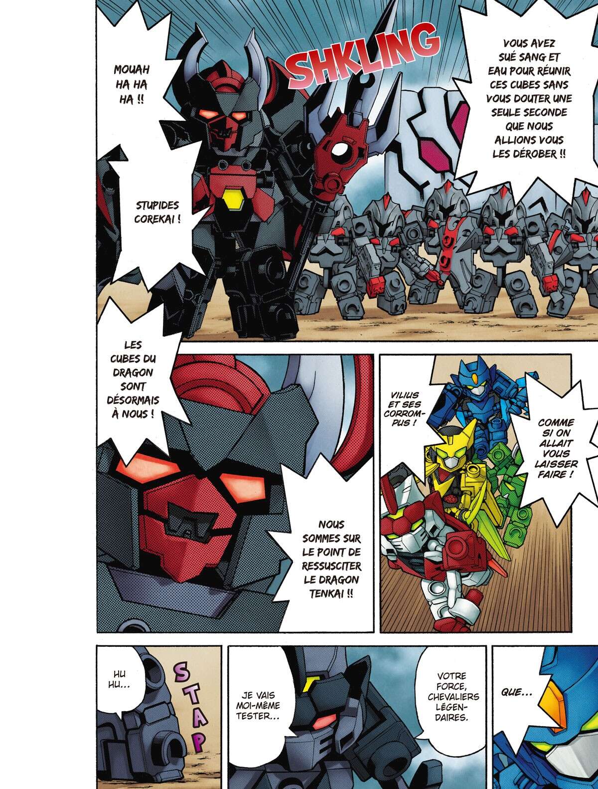 Tenkai Knights – Les Chevaliers Tenkai Volume 3 page 6