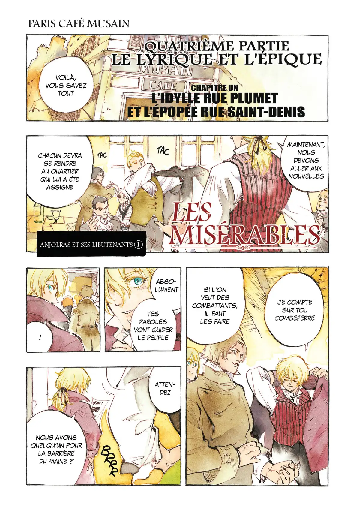 Les Misérables (Arai Takahiro) Volume 6 page 3