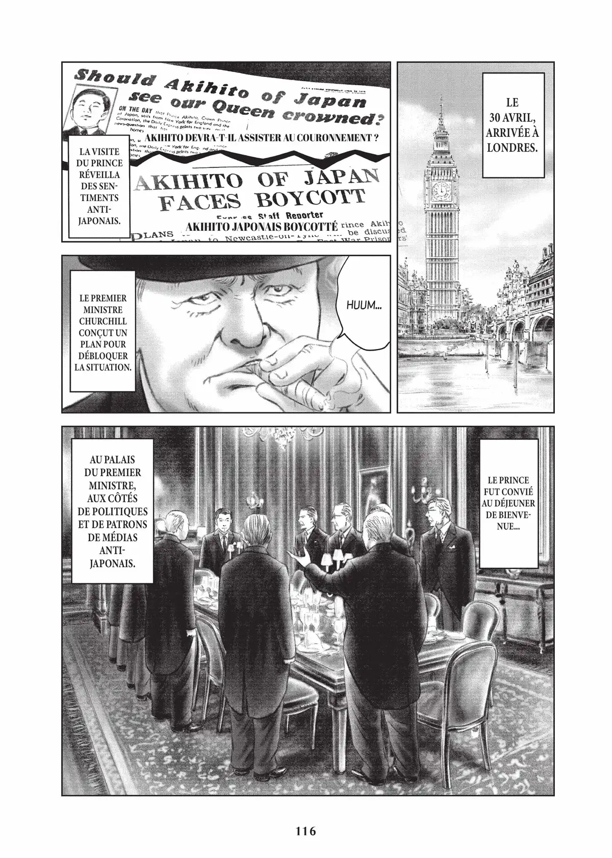 L’Histoire de l’empereur Akihito Volume 1 page 117