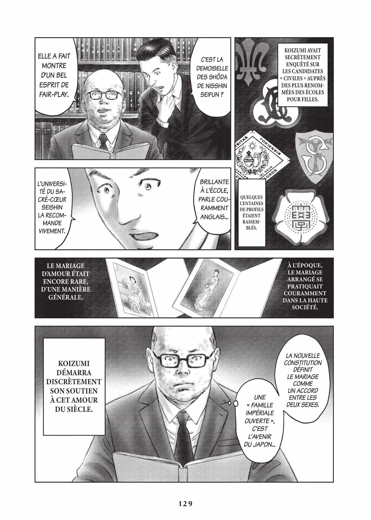 L’Histoire de l’empereur Akihito Volume 1 page 130