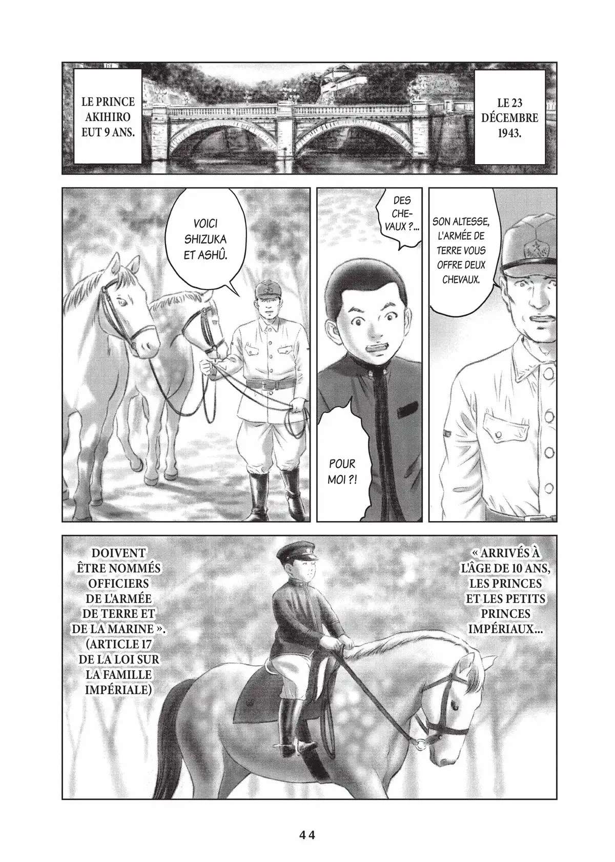 L’Histoire de l’empereur Akihito Volume 1 page 45