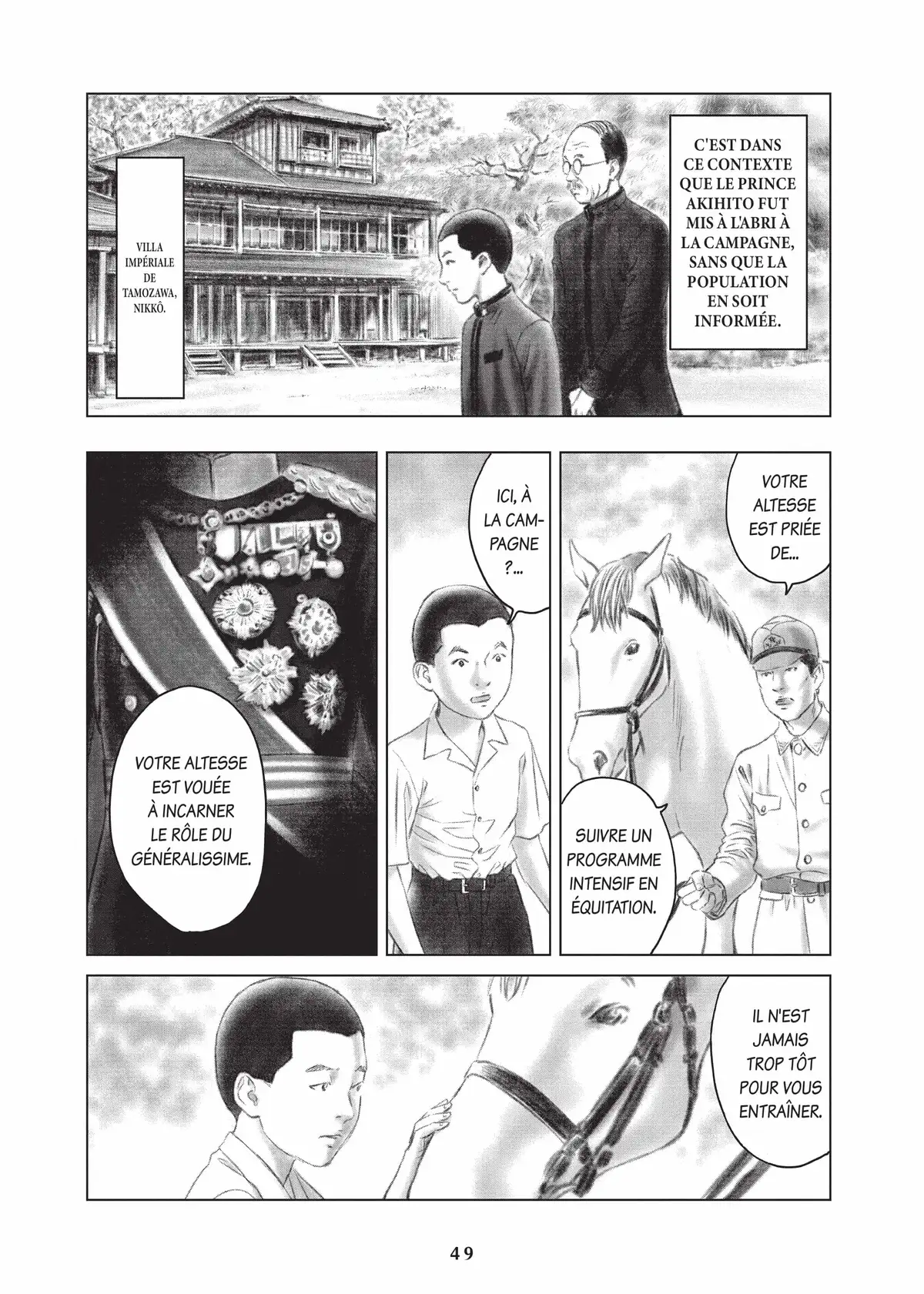 L’Histoire de l’empereur Akihito Volume 1 page 50