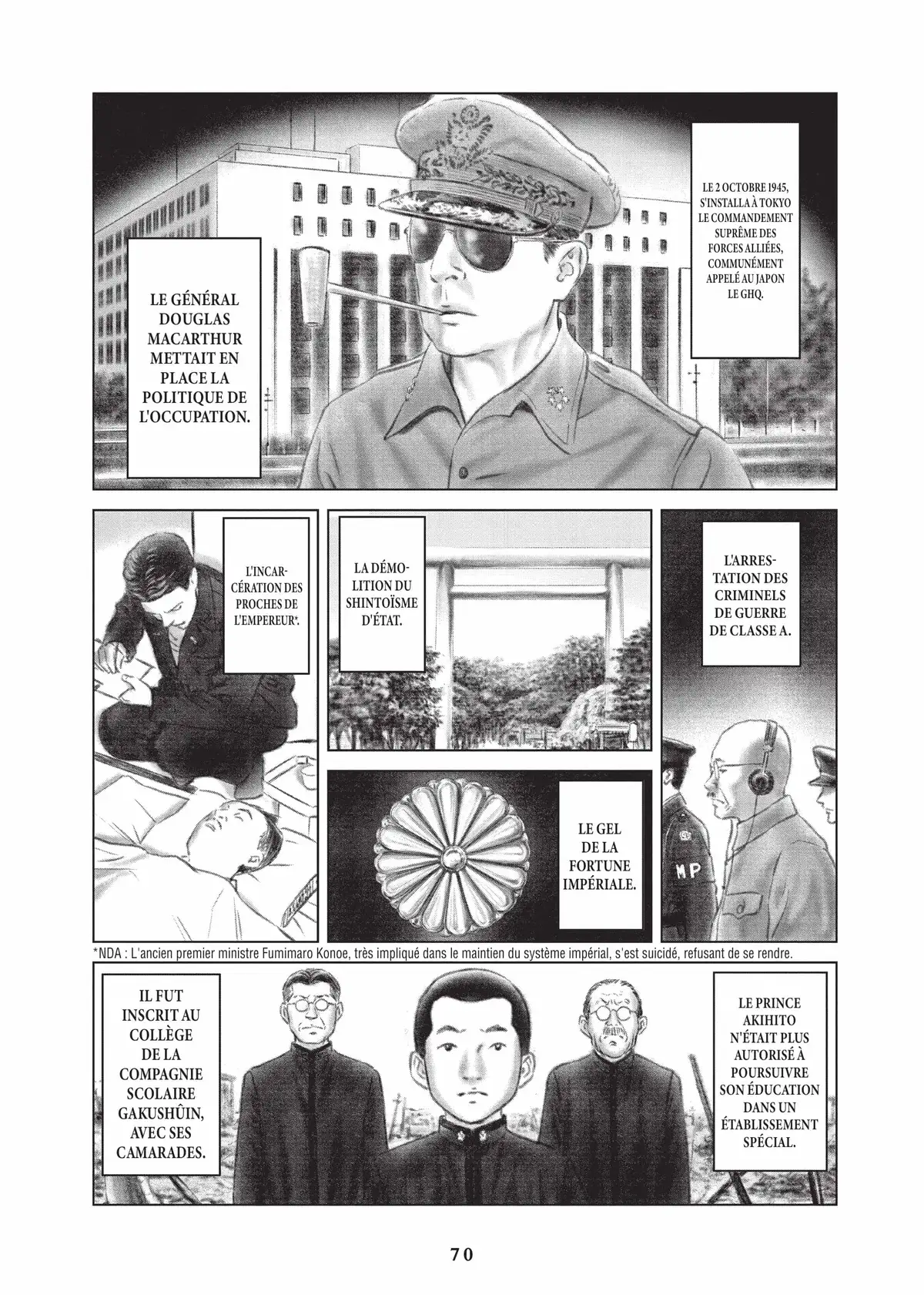L’Histoire de l’empereur Akihito Volume 1 page 71