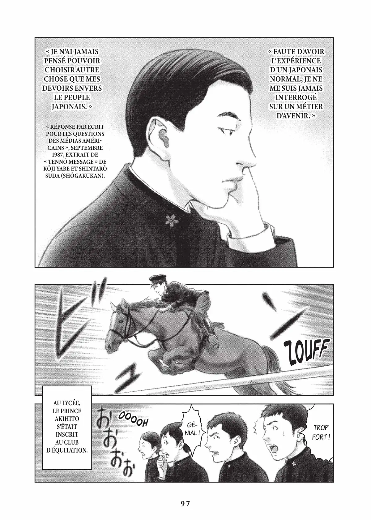 L’Histoire de l’empereur Akihito Volume 1 page 98