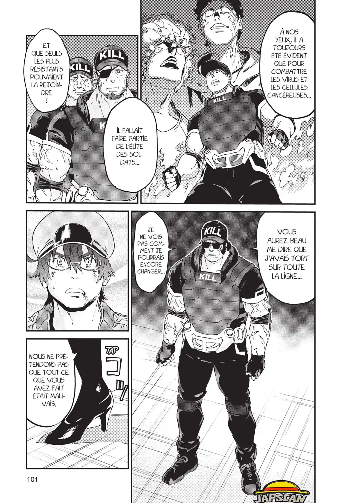 Les Brigades Immunitaires – BLACK Volume 8 page 101