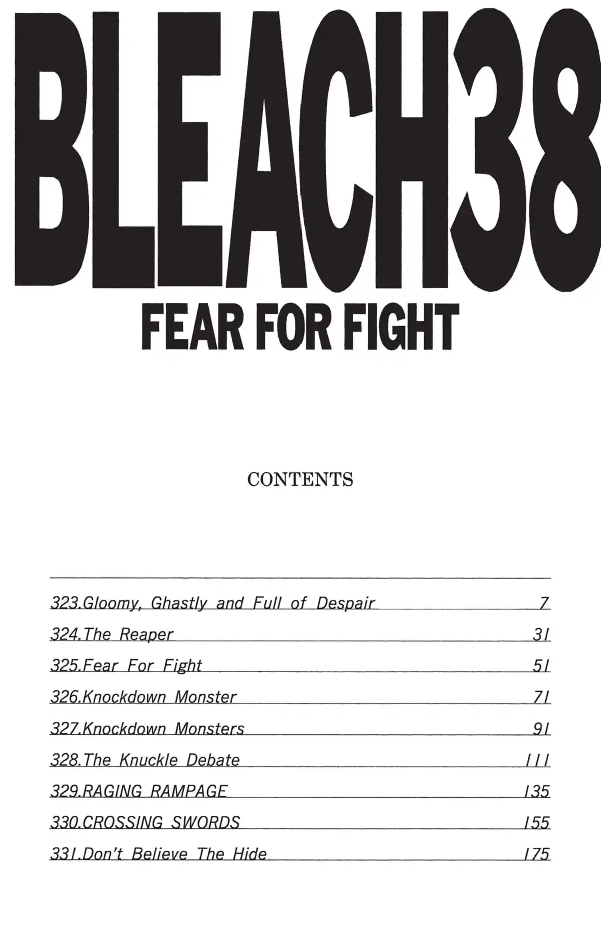 Bleach Volume 38 page 6