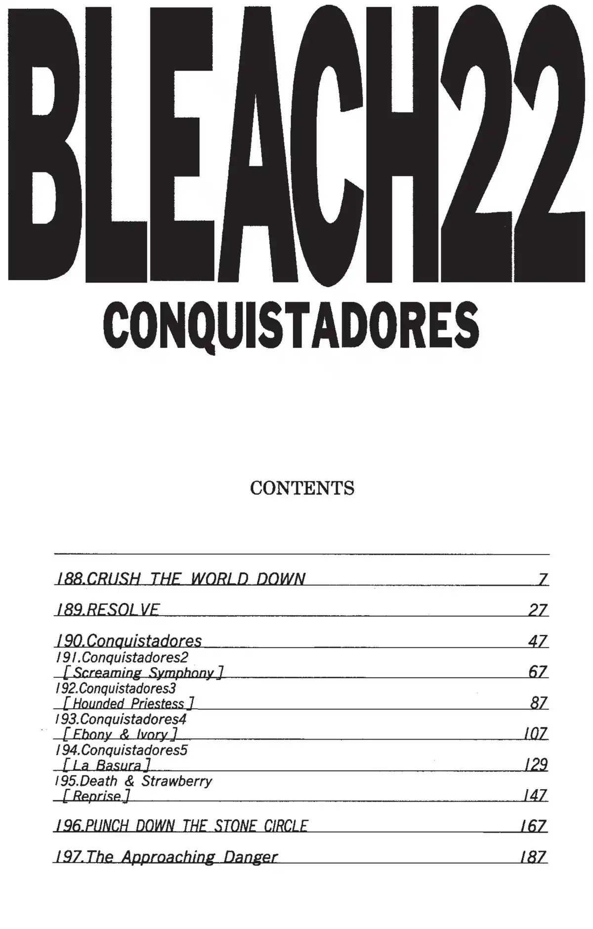 Bleach Volume 22 page 5