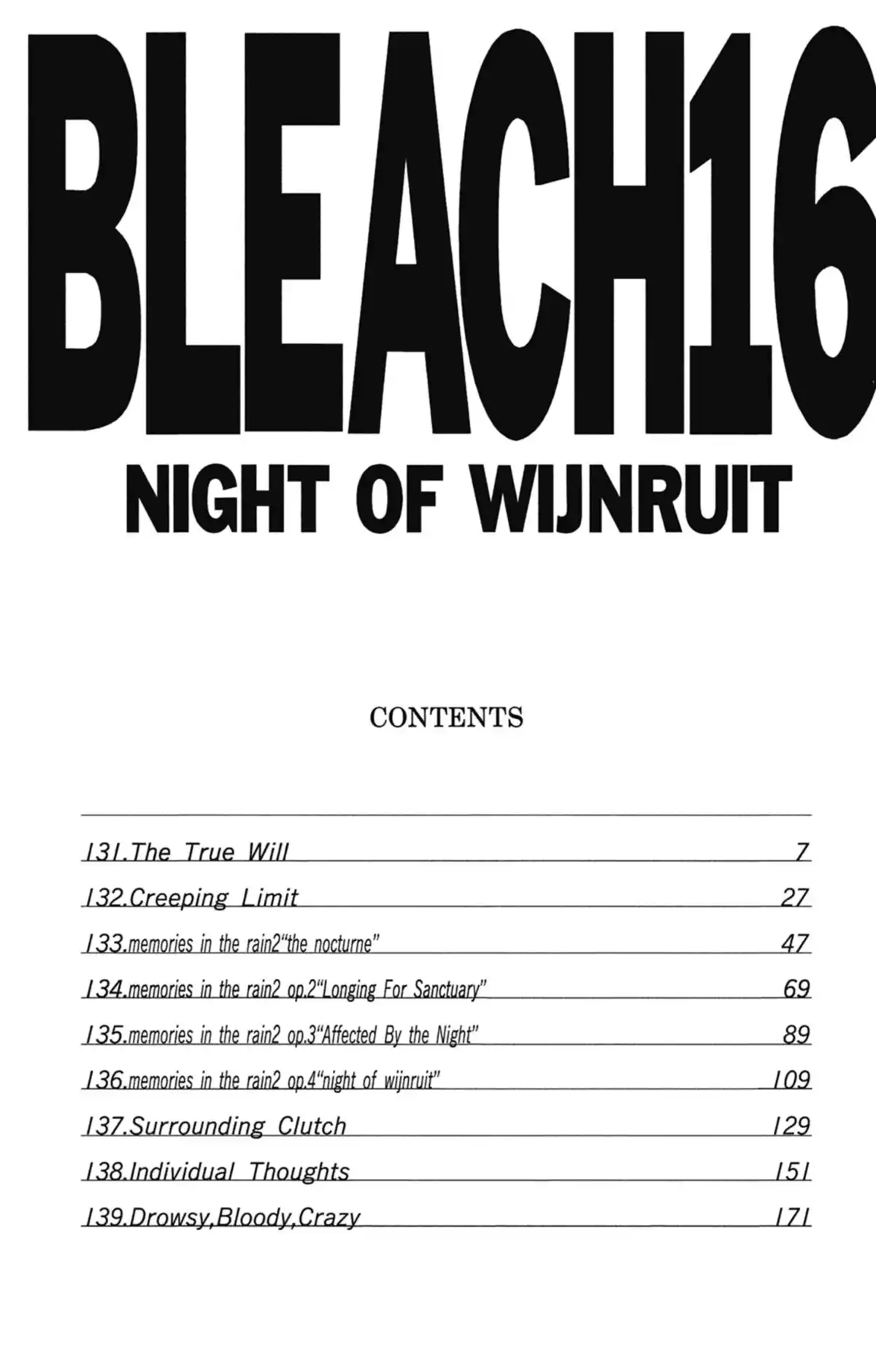 Bleach Volume 16 page 5