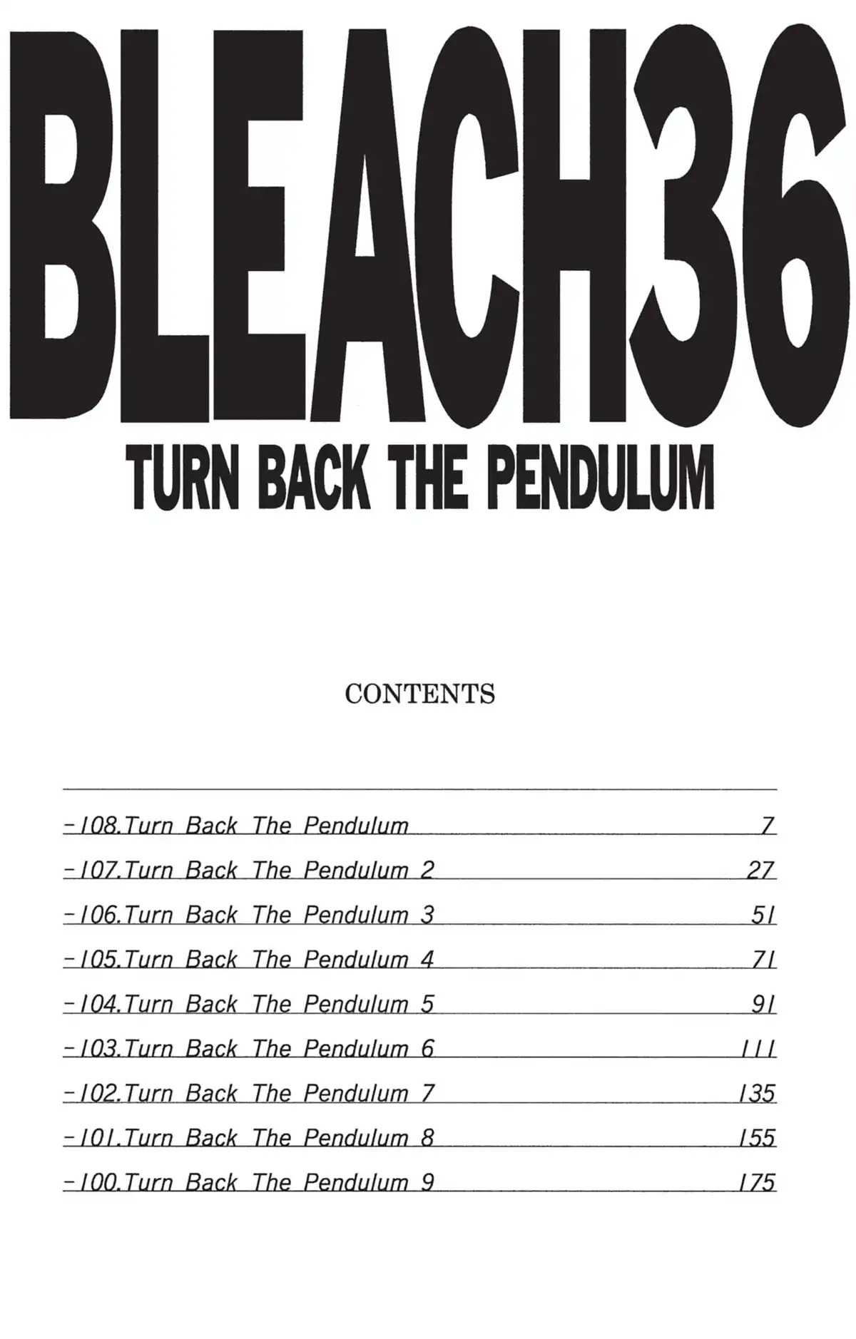 Bleach Volume 36 page 6