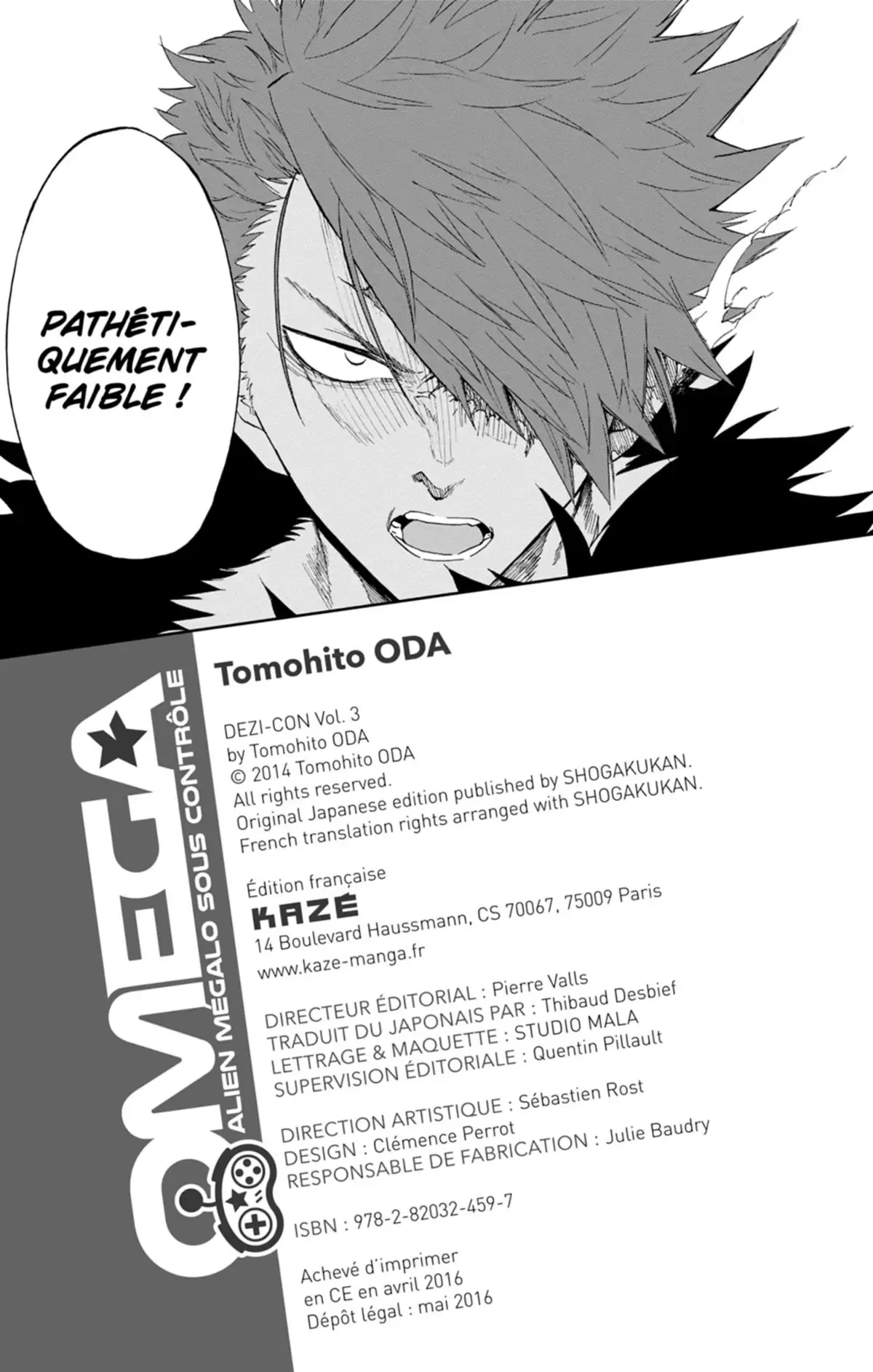 Omega – Alien mégalo sous contrôle Volume 3 page 190