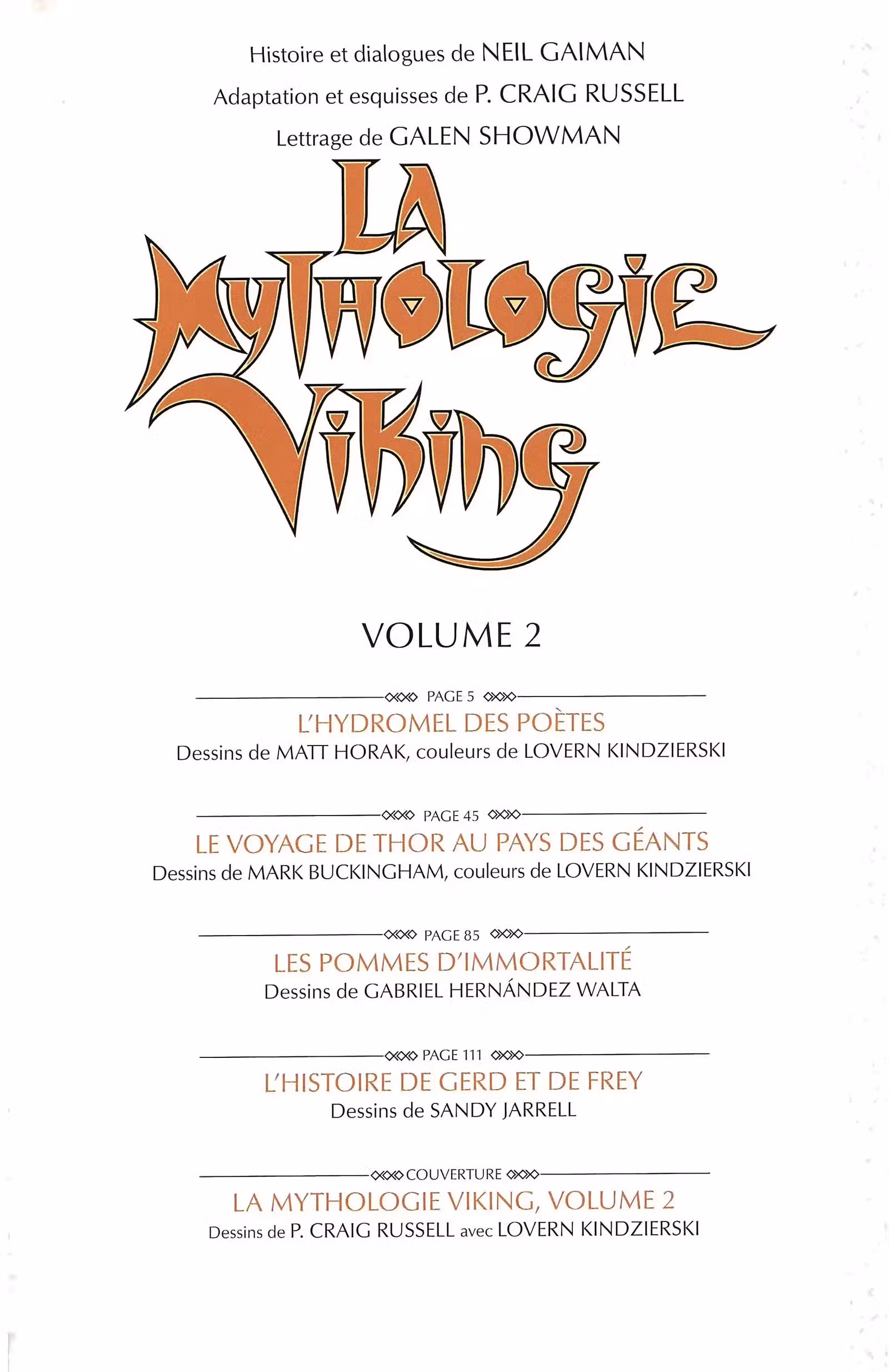 La Mythologie Viking Volume 2 page 2