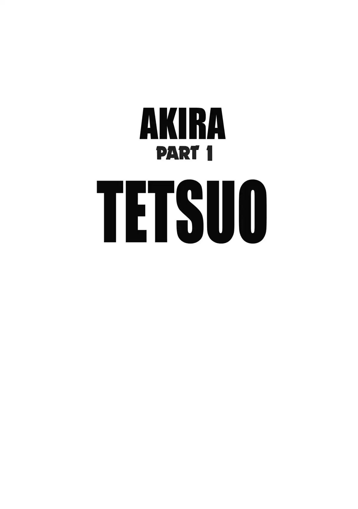 AKIRA – Edition Originale Volume 1 page 7