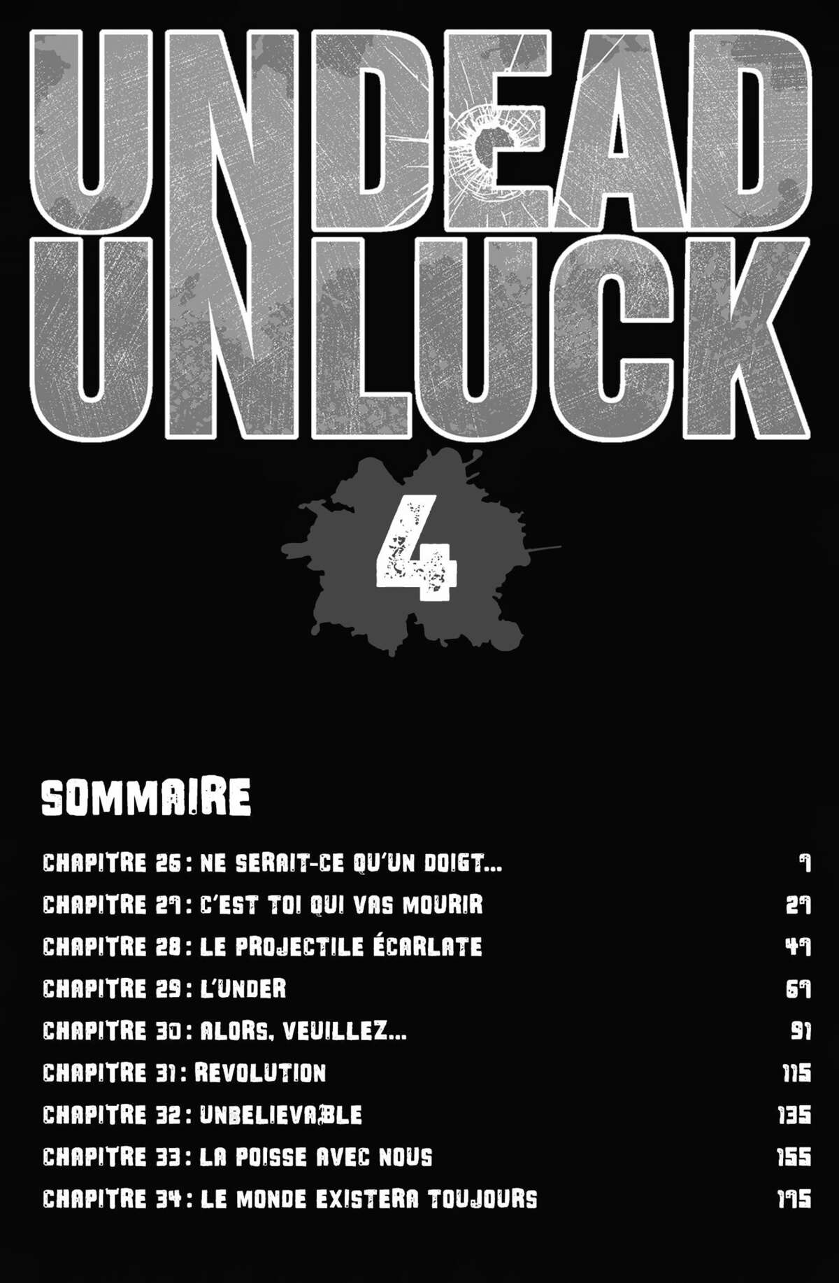 Undead Unluck Volume 4 page 5