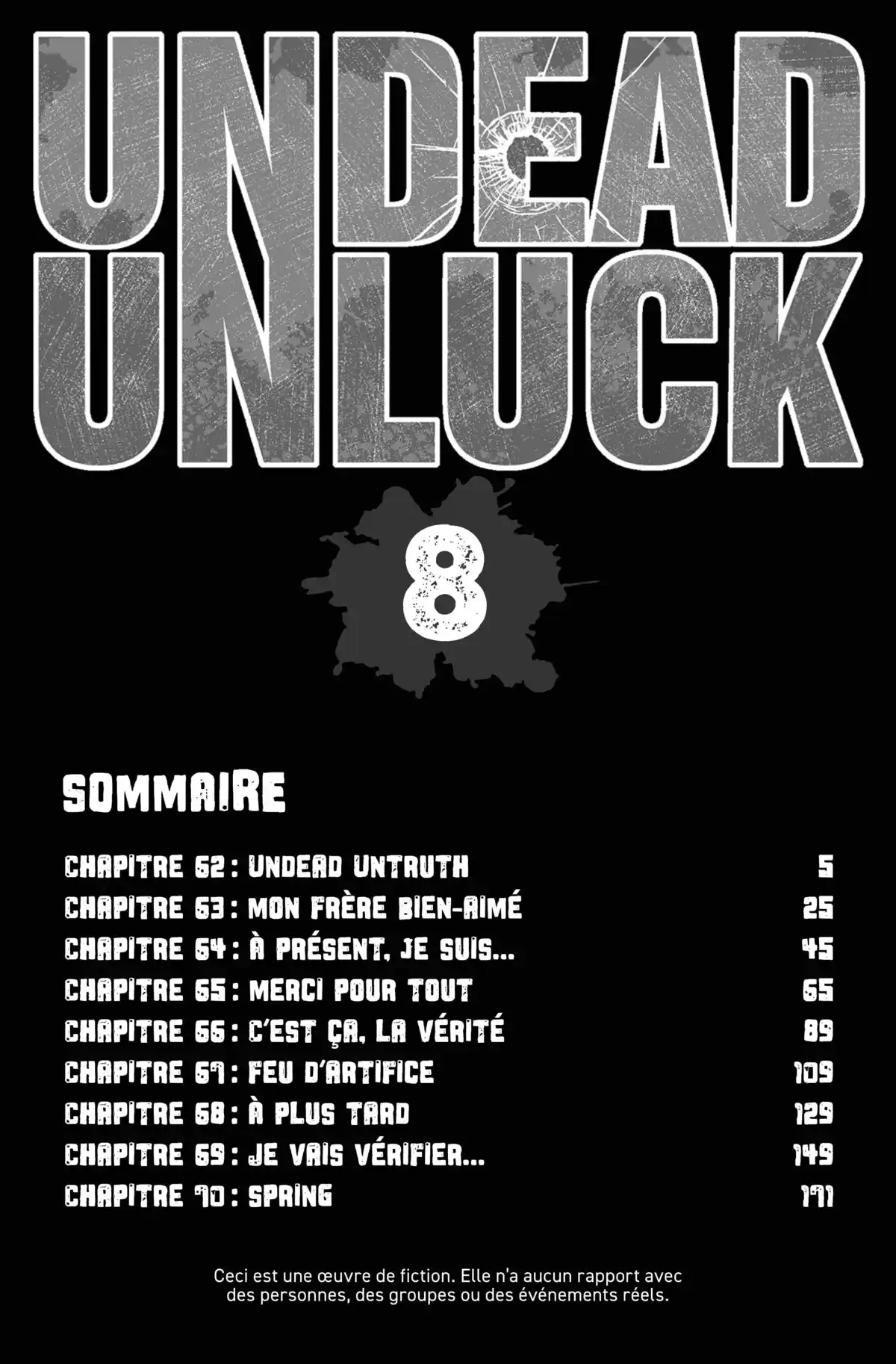 Undead Unluck Volume 8 page 6