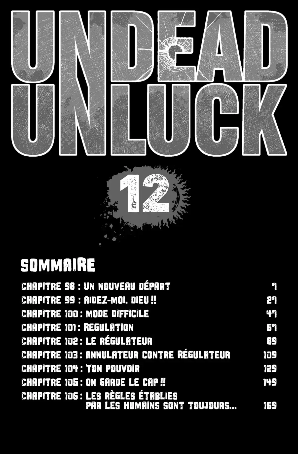 Undead Unluck Volume 12 page 6