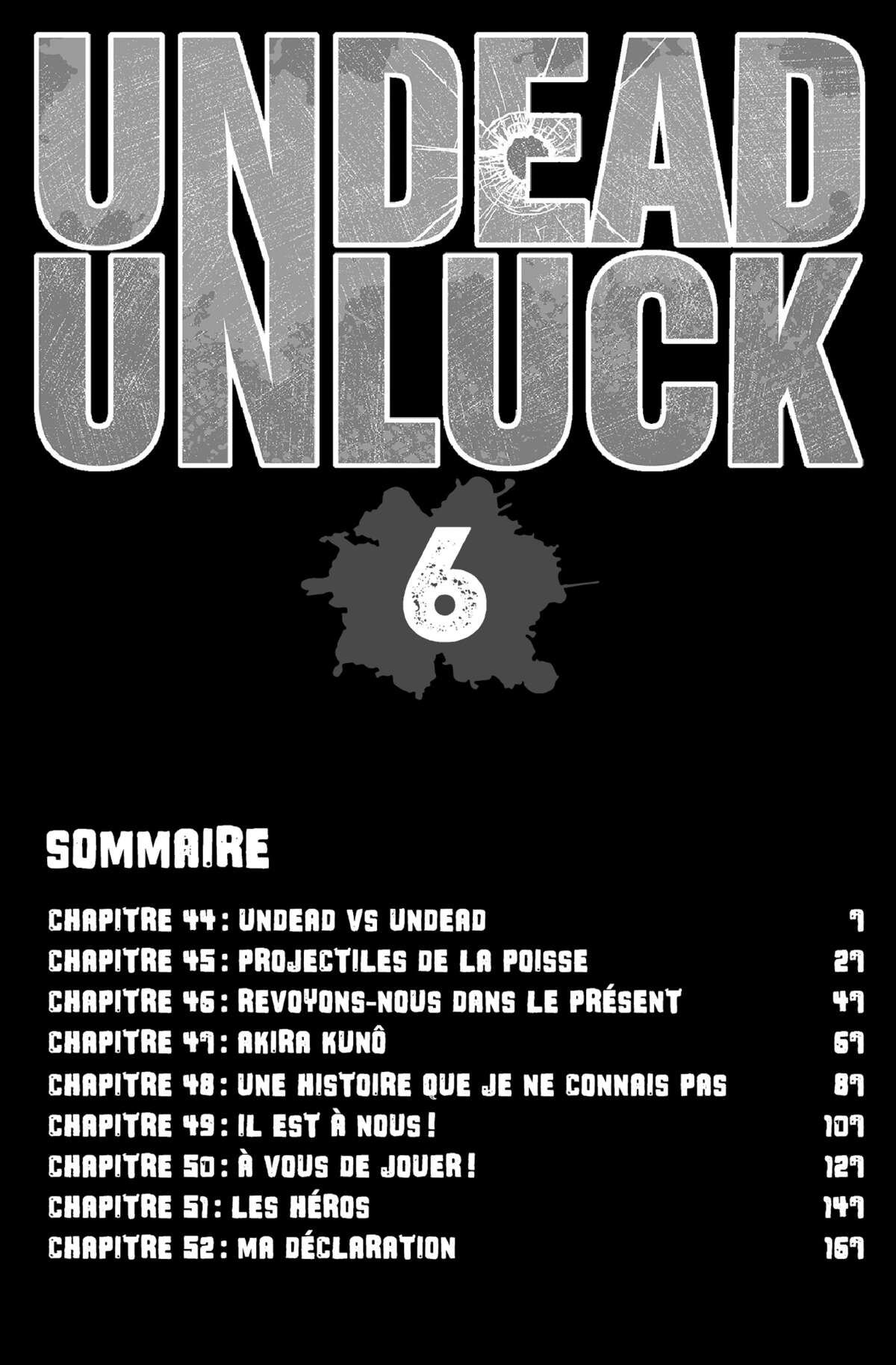 Undead Unluck Volume 6 page 5