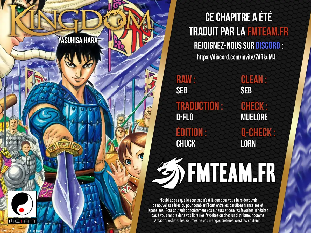 Kingdom Chapitre 777 page 1