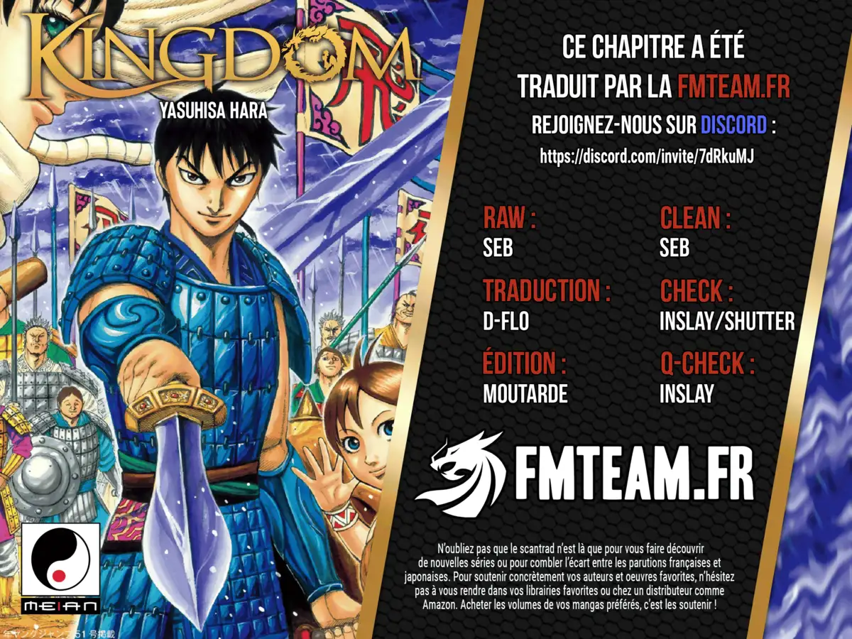 Kingdom Chapitre 785 page 19