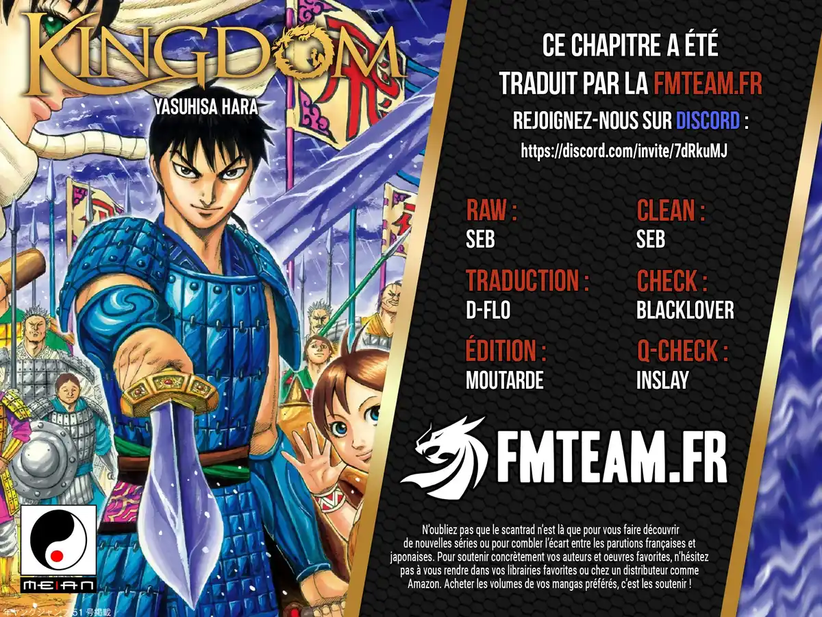 Kingdom Chapitre 796 page 20