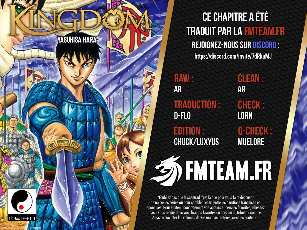 Kingdom Chapitre 762 page 1