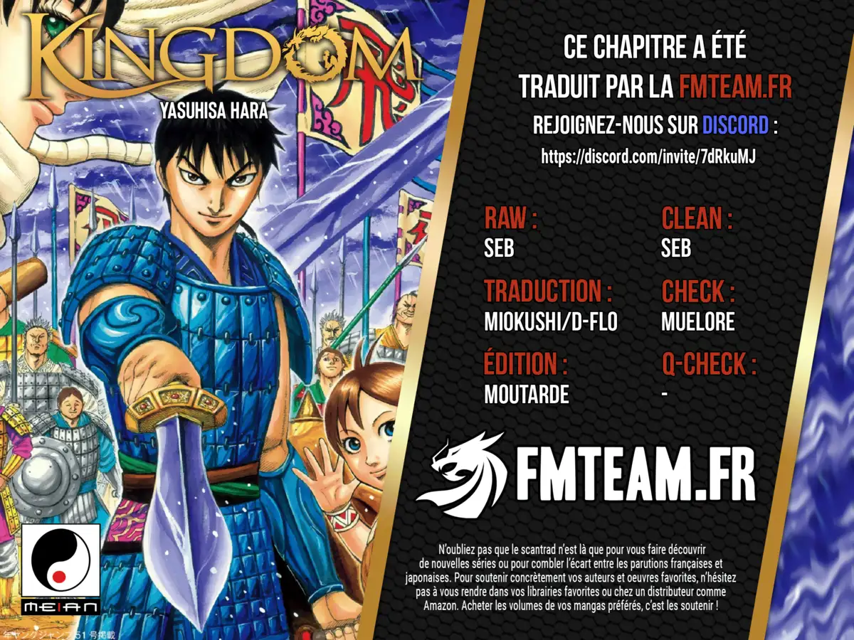 Kingdom Chapitre 786 page 20