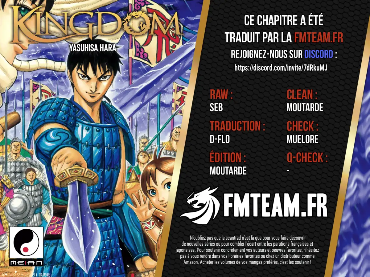 Kingdom Chapitre 782 page 1