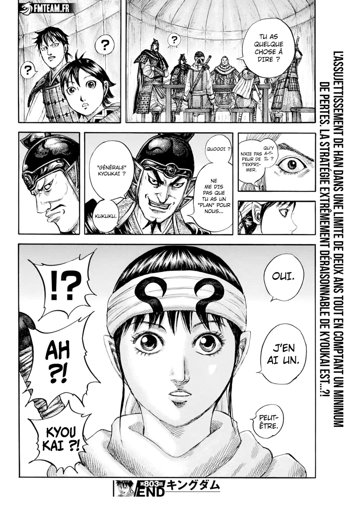 Kingdom Chapitre 803 page 18