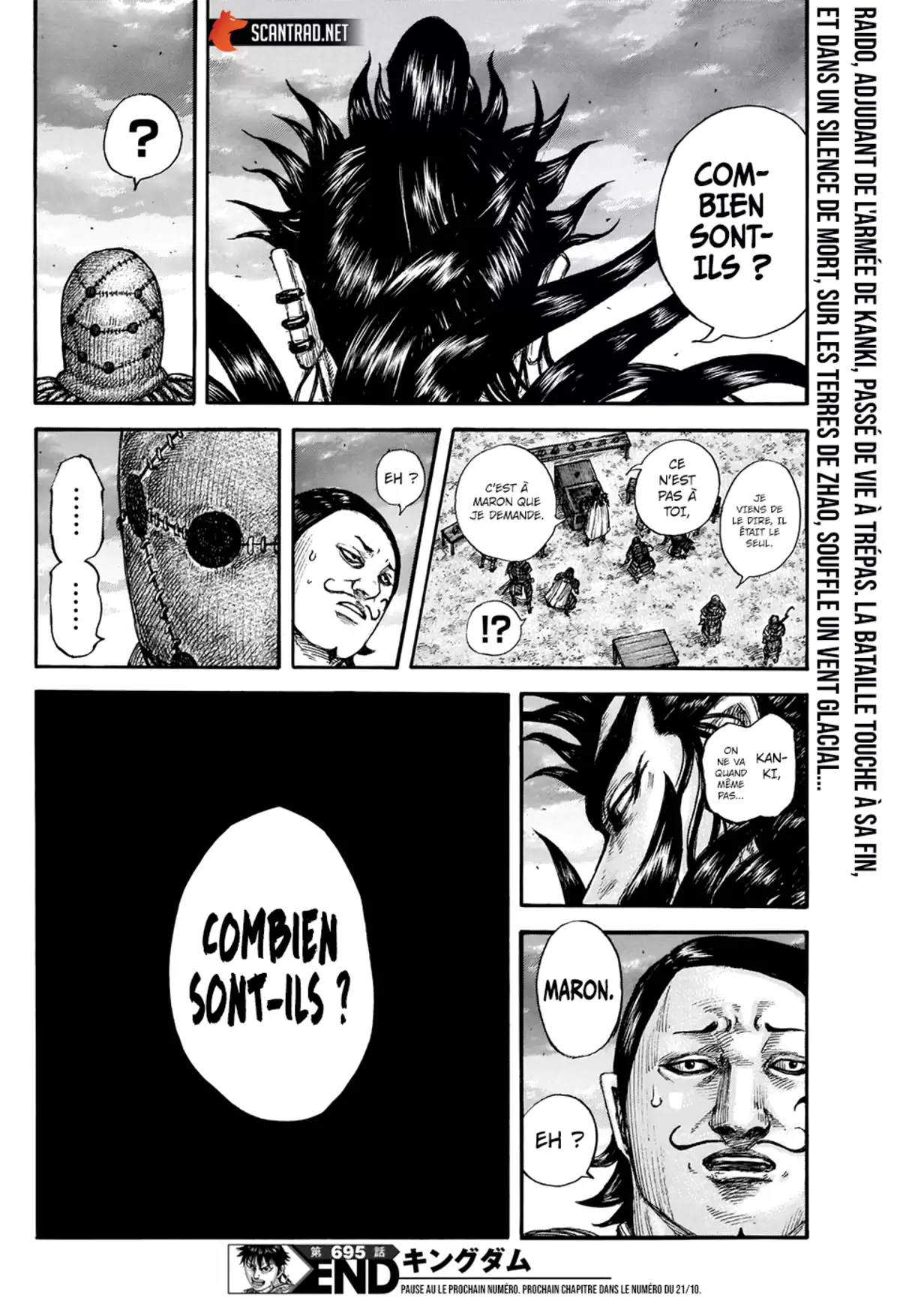 Kingdom Chapitre 695 page 20