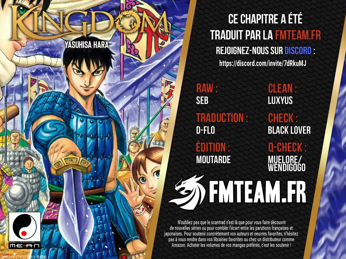 Kingdom Chapitre 789 page 1