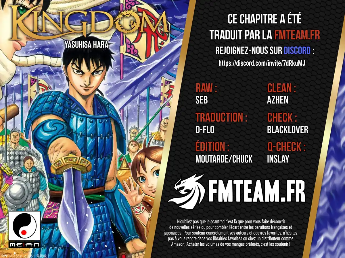 Kingdom Chapitre 795 page 1