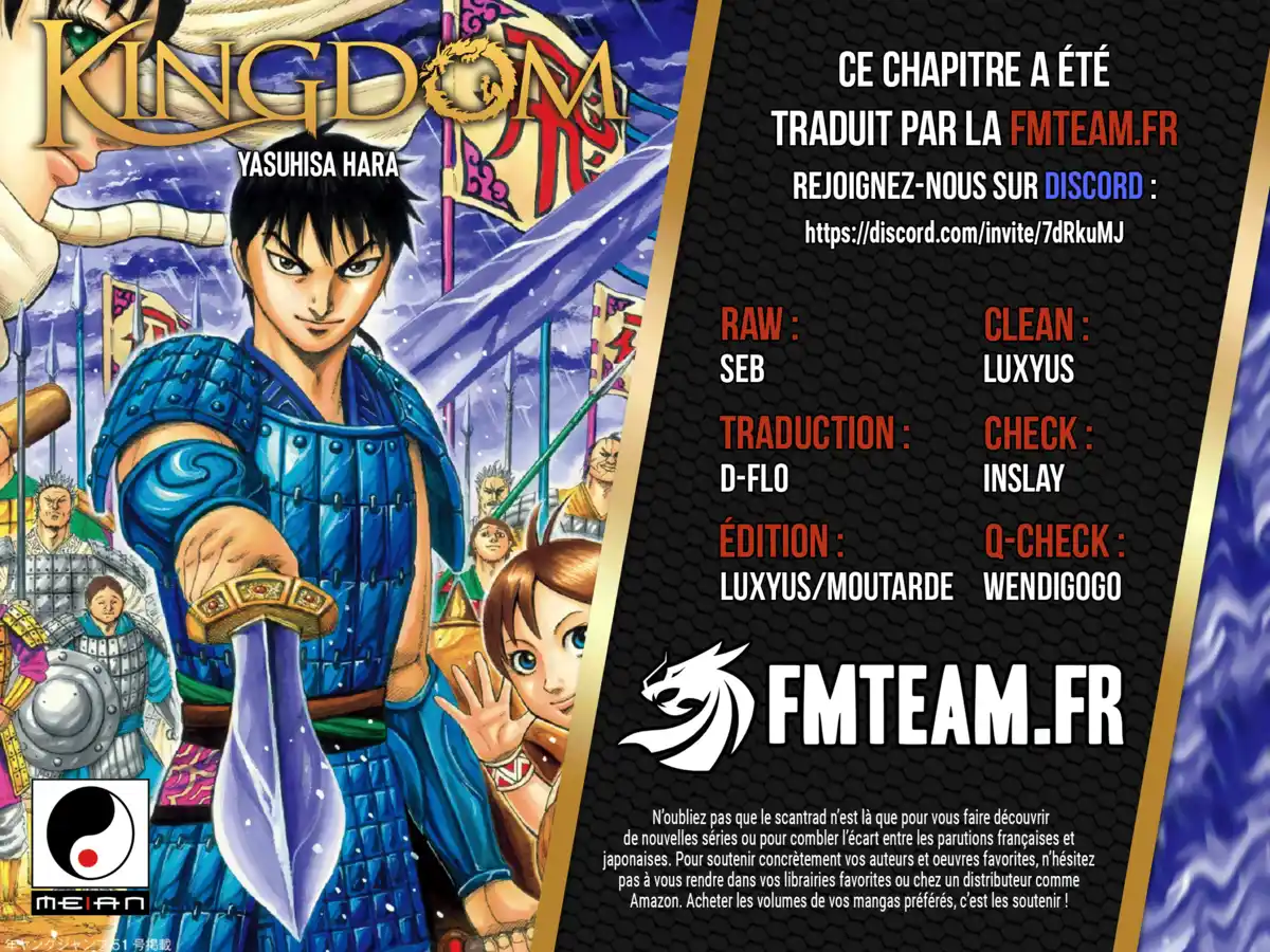 Kingdom Chapitre 788 page 19