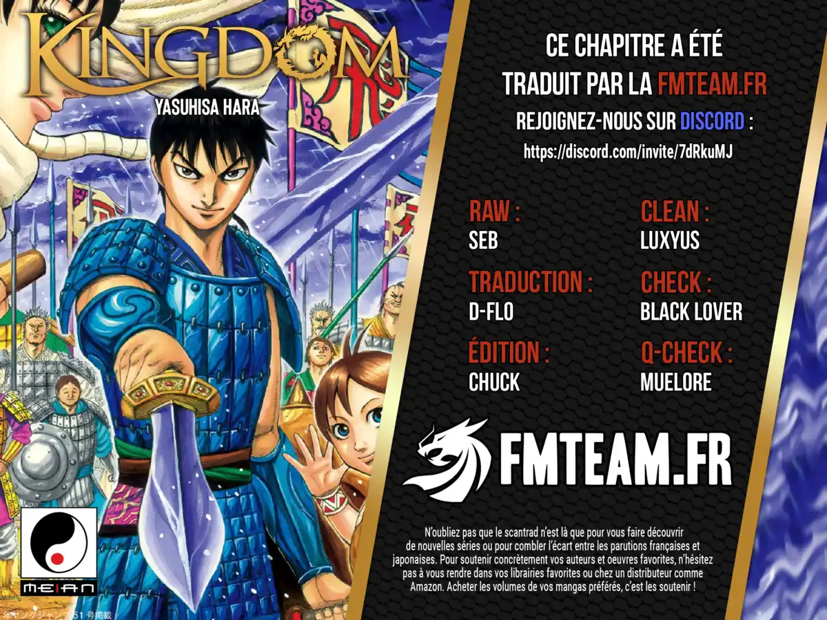 Kingdom Chapitre 790 page 1