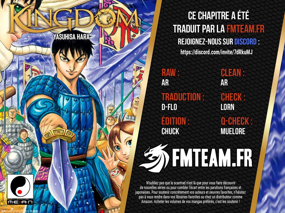 Kingdom Chapitre 764 page 1