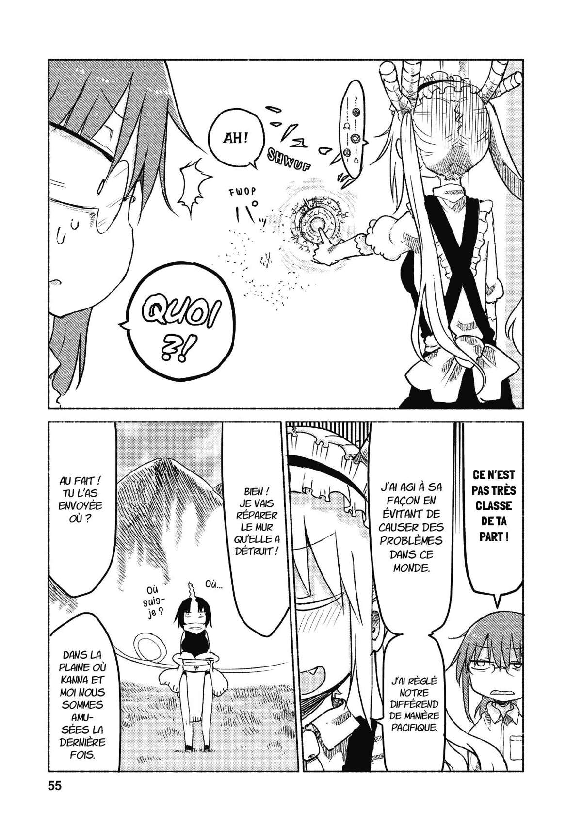 Miss Kobayashi’s Dragon Maid Volume 3 page 56
