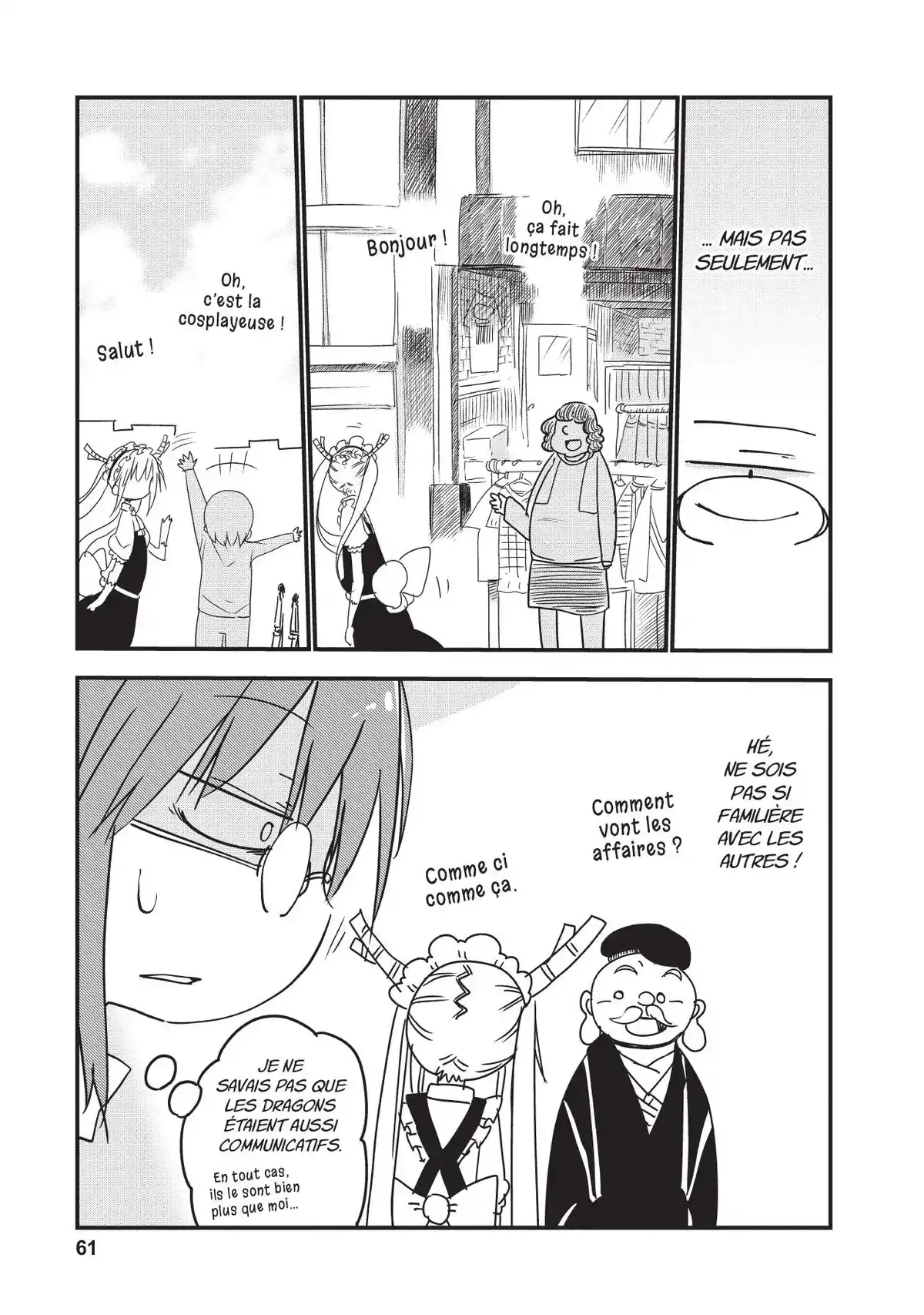 Miss Kobayashi’s Dragon Maid Volume 1 page 62