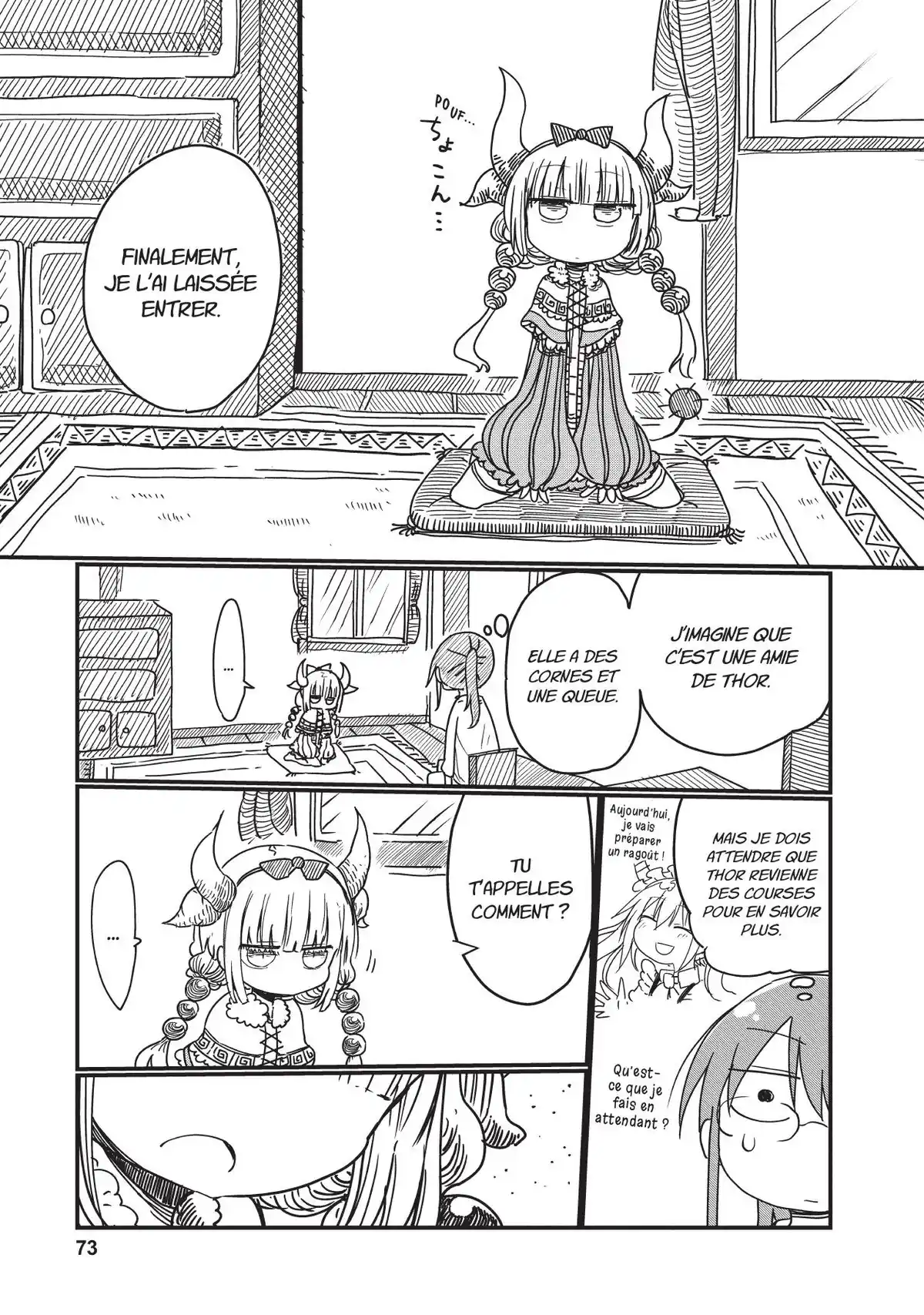 Miss Kobayashi’s Dragon Maid Volume 1 page 74