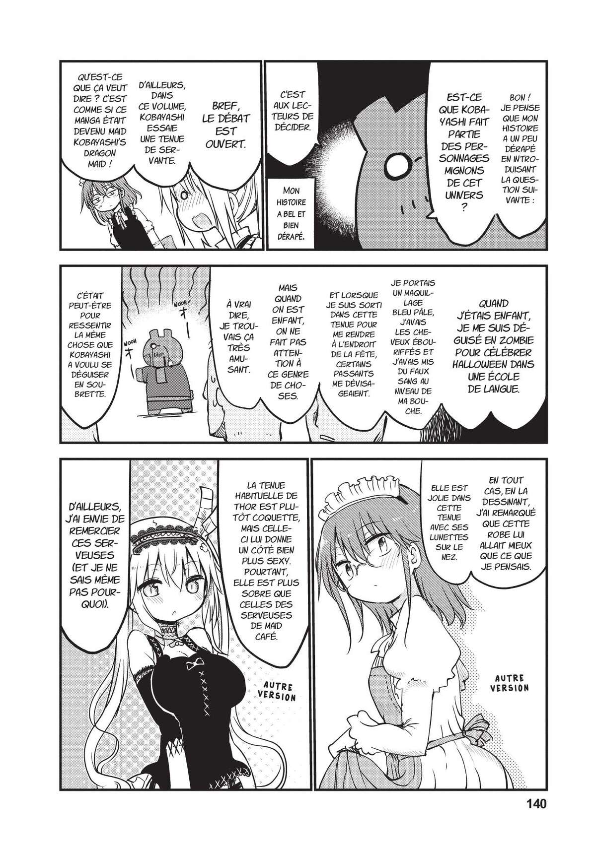 Miss Kobayashi’s Dragon Maid Volume 6 page 140
